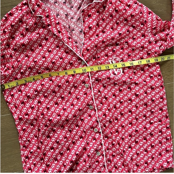 Victoria’s Secret the dreamer flannel pj set size sm deer 🦌 print red & black - Picture 10 of 13